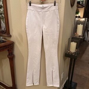 ALO Women White Airbrush Flutter Leggings Pants Size Small